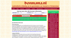 Desktop Screenshot of bonmama.nl